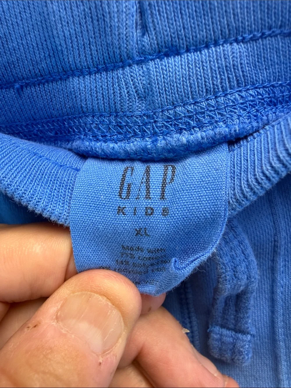GAP Ombre Drawstring Athletic Shorts - Blue/White/Red